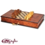 Подарочный набор Giglio (нарды и шахматы), коричневый Игровой набор Giglio 2007 инфо 2349c. 