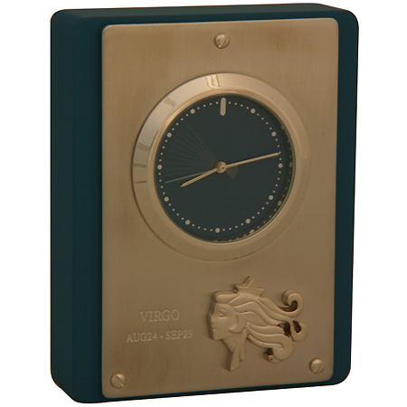 Часы настольные Olmecs "Дева", цвет синий W-06-A х 1,5 см Цвет: синий инфо 2477c.