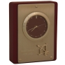 Часы настольные Olmecs "Стрелец", цвет вишневый W-09-B х 1,5 см Цвет: коричневый инфо 2484c.