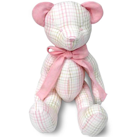 Мишка "Нежность" Цвет: розовая клетка Мягкая игрушка см Артикул: N39 Производитель: Китай инфо 2580c.
