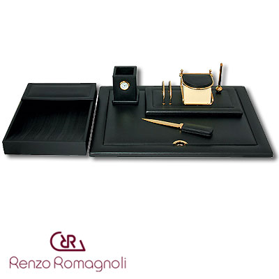 Настольный набор, черный Renzo Romagnoli 2007 г инфо 7816c.