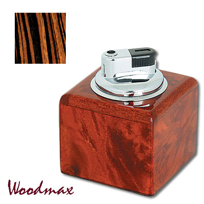 Зажигалка, темно-коричневая со светло-коричневым Зажигалка Woodmax 2007 г инфо 8082c.