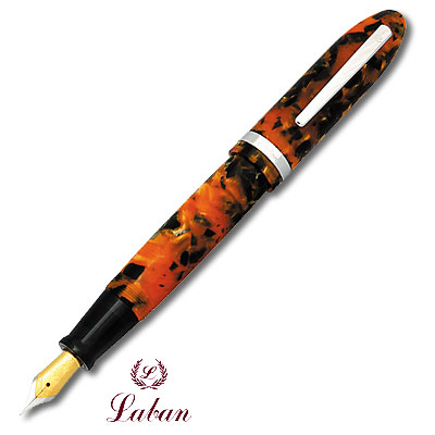 Ручка перьевая "Mento", цвет янтарь Материал: металл Цвет: янтарь, серебро инфо 8259c.