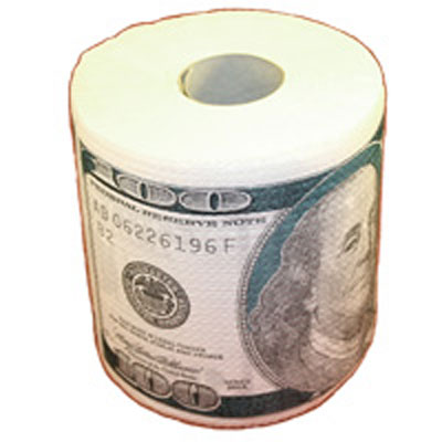 Туалетная бумага "100$" большая бумага Производитель: Россия Артикул: 01121 инфо 8974c.