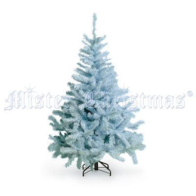 Елка искусственная, цвет: белый с серебром, 1,5 м Новогодняя продукция Mister Christmas 2008 г инфо 9480c.