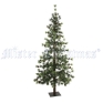 Елка искусственная со стволом из натурального дерева, цвет: зеленый , 1,8 м Новогодняя продукция Mister Christmas 2008 г инфо 9483c.