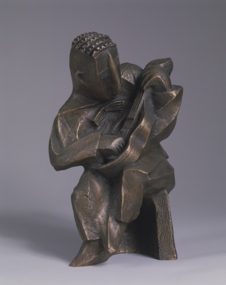 Скульптура "Гитарист" - Бронза, литье - Авторская работа (Высота 27,5 см) Срок выполнения работы: 1 неделя инфо 9521c.