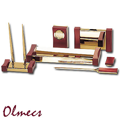 Настольный набор "Дитрих" (8 предметов) Материал: металл Цвет: золотой, бордовый инфо 10290f.