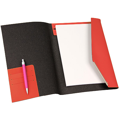 Папка с шариковой ручкой, цвет: красный Папка Nu Design, LTD 2010 г ; Упаковка: коробка инфо 10357f.