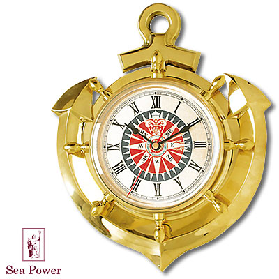 Часы-якорь Часы настенные, настольные Sea Power 2007 г инфо 44g.