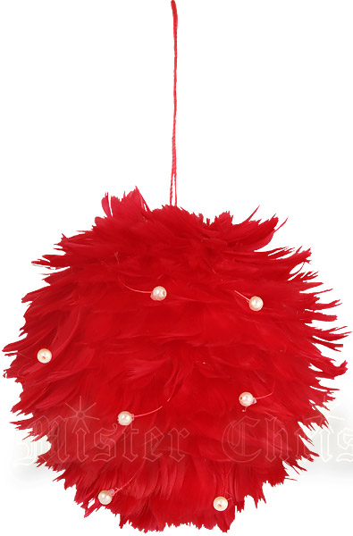Интерьерное украшение "Шар", цвет: красный, 10 см х 10 см Цвет: красный инфо 104g.