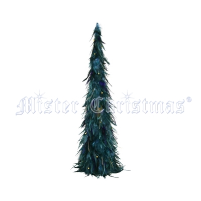 Интерьерное украшение "Новогодняя елка", цвет: бирюзовый, 75 см Высота: 75 см Цвет: бирюзовый инфо 124g.