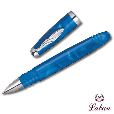 Ручка роллер "MONARCH" в подарочной коробке, синяя мкм серебра Цвет: синий, серебряный инфо 270i.