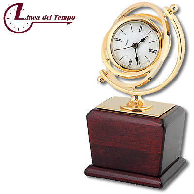 Часы на подставке, красные Часы настенные, настольные Linea del Tempo 2007 г инфо 363i.