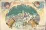 С Рождеством Христовым! Комплект из 3 открыток 1913 г инфо 879i.